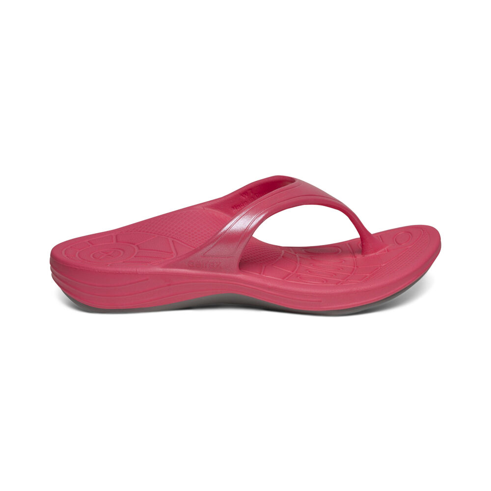 Aetrex Women's Fiji Flip Flops - Watermelon | USA A1Q5JBL